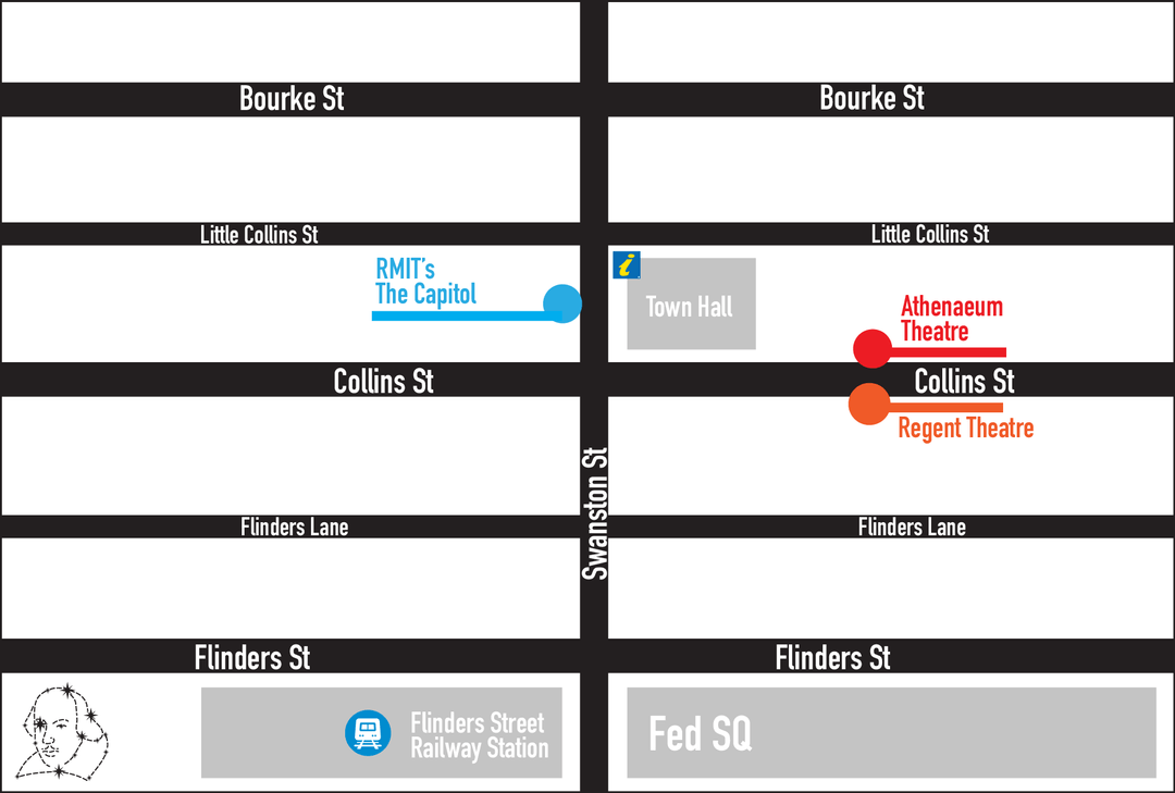 Map for Athenaeum Theatre